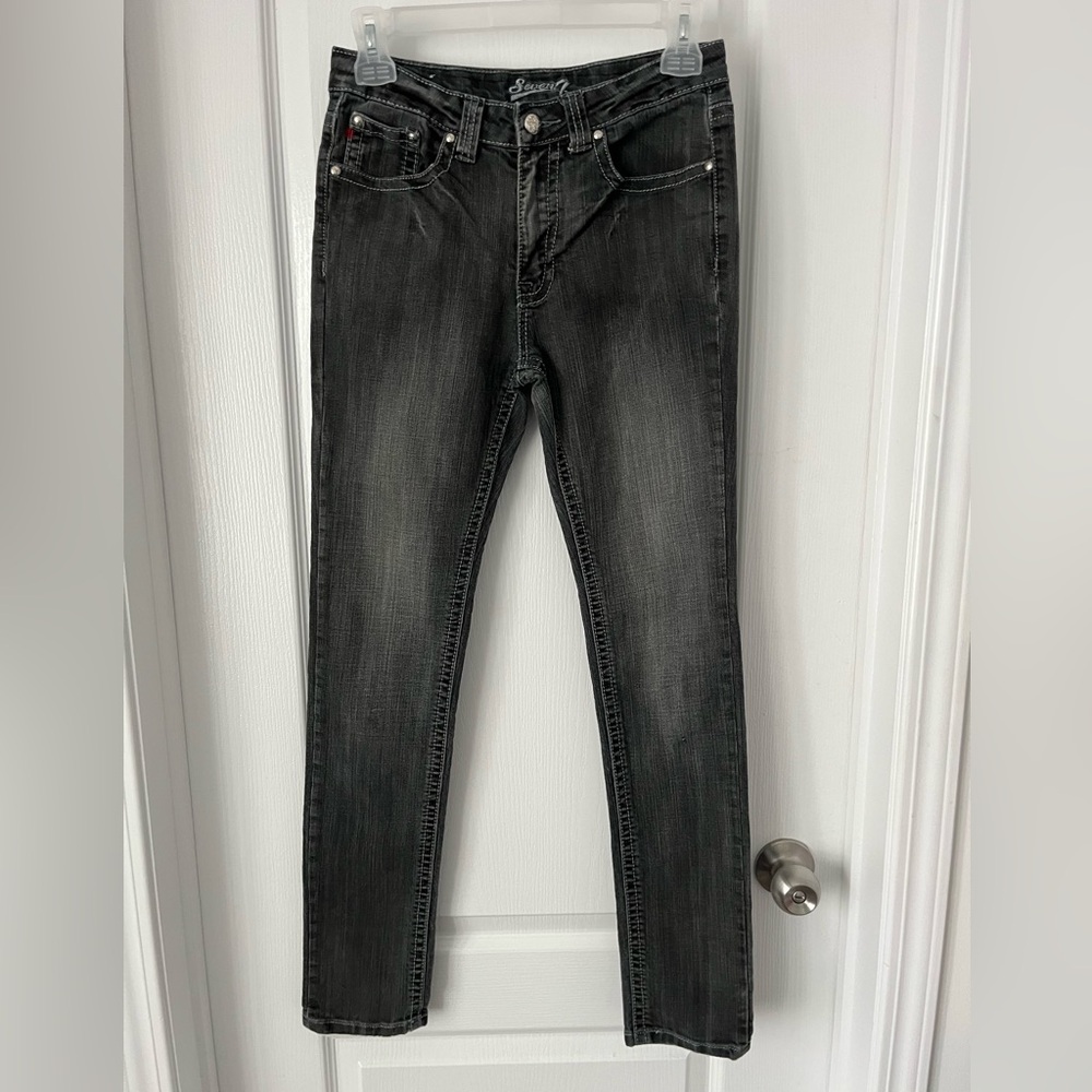 Girls Jeans/ 3 Bundle/ Size 16 Jeans Adjustable Waist - Picture 10 of 16